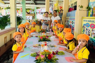 ?? Sở GD và Đào tạo Quảng Ngãi đã tham quan và thực hành tổ chức các hoạt động trải nghiệm giáo dục kỹ năng sống cho trẻ tại Trường Mầm non 24/3